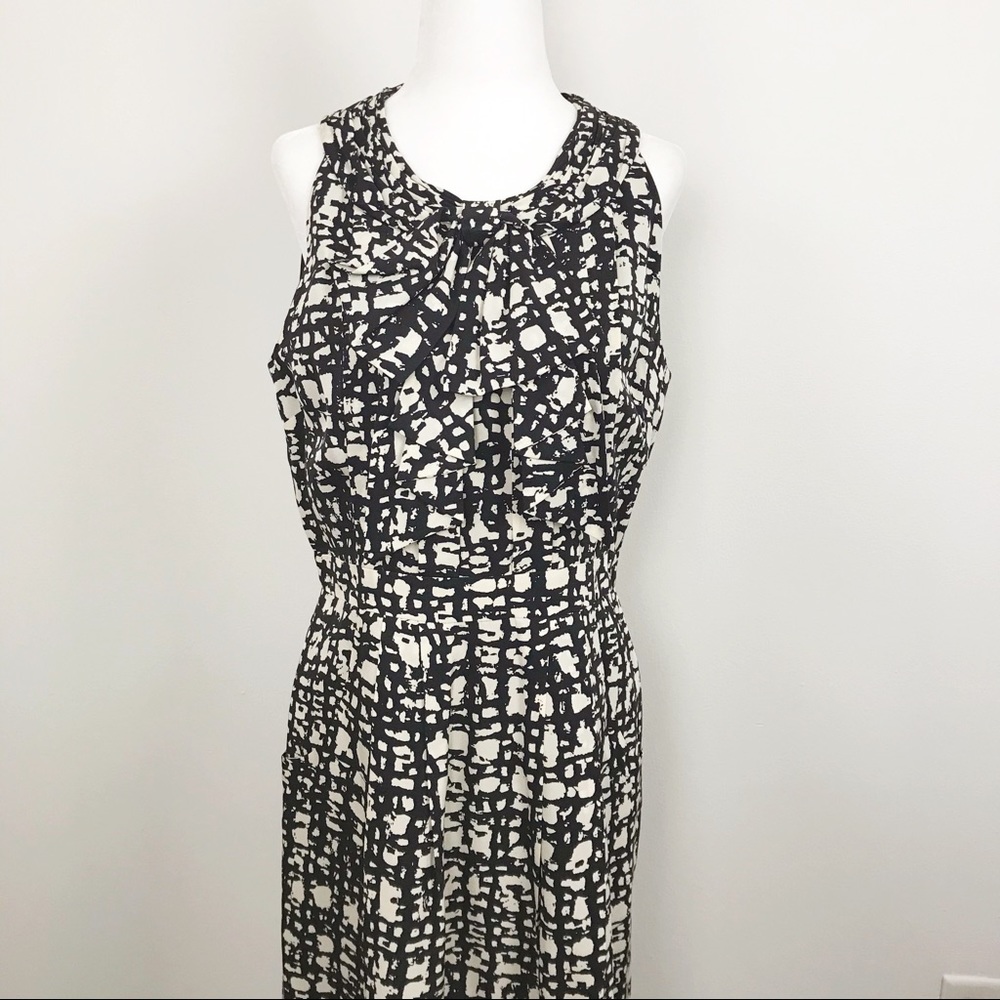 Kate Spade Lucinda Silk Shift Bow Black Dress - Picture 3 of 14